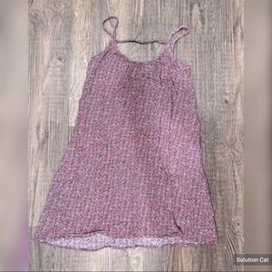 Happening in the Present Purple Boho Floral Dress Sz. Medium